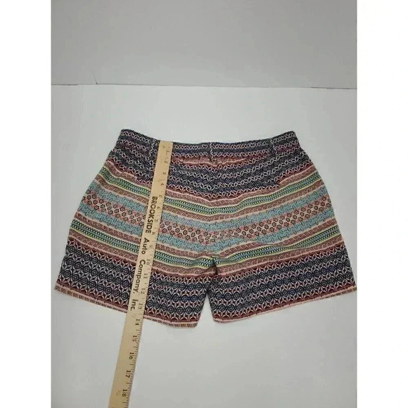 The Limited Tailored Shorts Southwest Aztec Design Women's Size 4 R - Picture 5 of 5